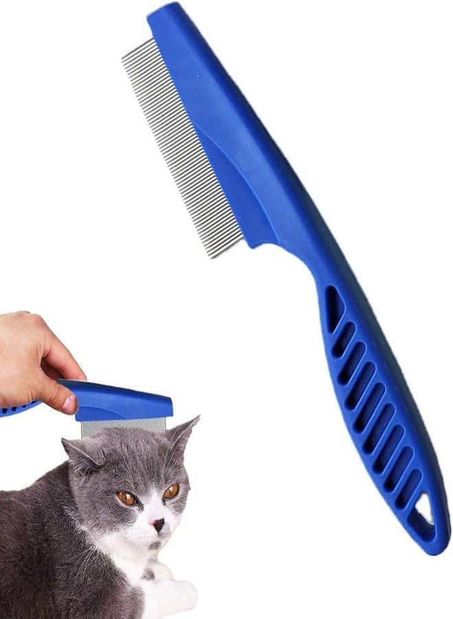 KittuPet Pet Steel Combs Dog Cat Comb Tool, Dandruff Comb, Multifunction Stainless-Steel Fine-Tooth Grooming Comb Cat Dog Pet Grooming Scalp Effectively Get Rid of Hair Nits (Grooming Comb) - Image 3